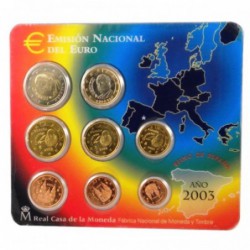 Cartera euros España 2003