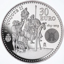 2015. Moneda 30 euros Quijote