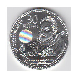 Moneda 30 euros 2016 Cervantes