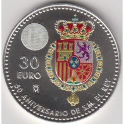 Moneda 30 euros España 2018...