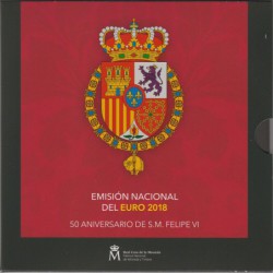 Cartera euros España 2018