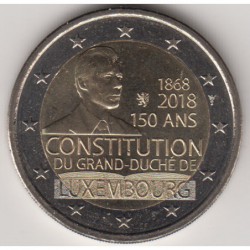 2 Euros Luxemburgo 2018...