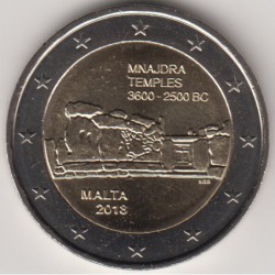 2 Euros Malta 2018 Templo...