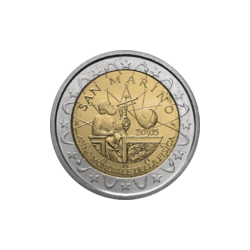 2 Euros San Marino 2005 Fisica