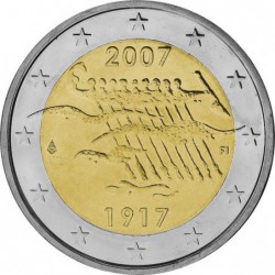 2 Euros Finlandia 2007 90º...