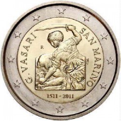 2 Euros San Marino 2011 Vasari