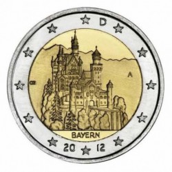 2 Euros Alemania 2012 Baviera