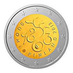 2 Euros Finlandia 2013...