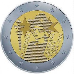 2 Euros Eslovenia 2014...