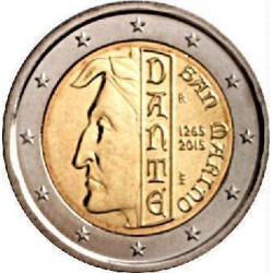 2 Euros San Marino 2015 Dante