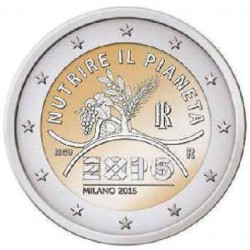 2 Euros Italia 2015 Expo Milán