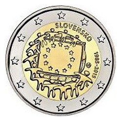 2 Euros Eslovaquia 2015...