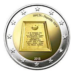 2 Euros Malta 2015 República