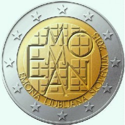 2 Euros Eslovenia 2015 Emona