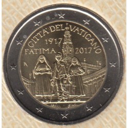 2 Euros Vaticano 2017 Fatima