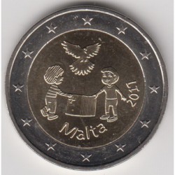 2 Euros Malta 2017 Paz