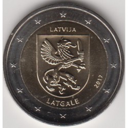 2 Euros Letonia 2017 Latgale