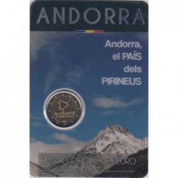 2 Euros Andorra 2017 Pirineos