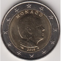 2 Euros Mónaco 2018 Alberto II