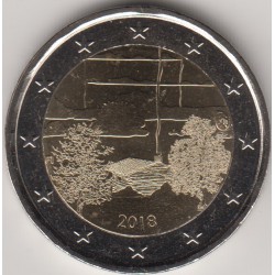 2 Euros Finlandia 2018 Sauna