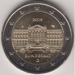 2 EUROS  ALEMANIA 2019...