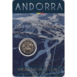 2 EUROS ANDORRA 2019 ESQUI