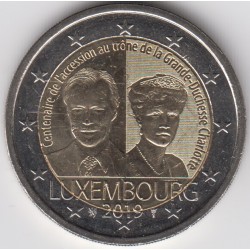 2 EUROS LUXEMBURGO 2019...