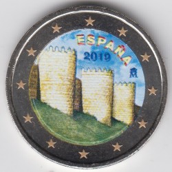 2 EUROS COLOR ESPAÑA 2019...