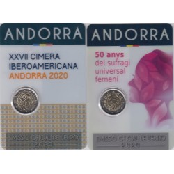 2€ ANDORRA 2020 PAREJA