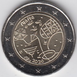 MONEDA 2€ MALTA 2020 JUEGOS