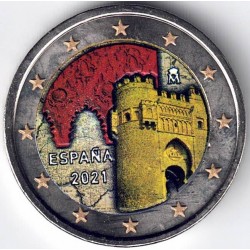 MONEDA 2€ COLOR ESPAÑA 2021...