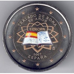 2 Euros España 2007 Tratado...