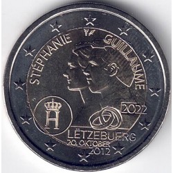 2 EUROS LUXEMBURGO 2022-BODA-