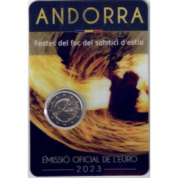 MONEDA 2€ ANDORRA 2023-FUEGO-